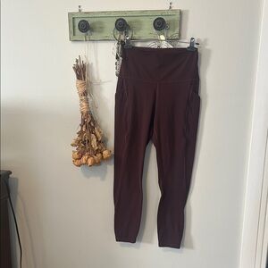 Lululemon Dark Purple High-Waisted Leggings